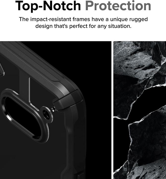 Immagine prodotto Ringke Case for Nothing Phone (2a) / (2a) Plus FUSION X BLACK (Niente Telefono (2a))
