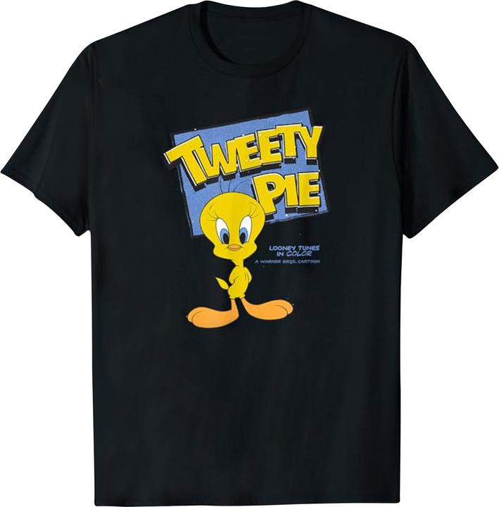 Actual product image Looney Tunes Mens Classic Tweety Cotton T-Shirt (L)