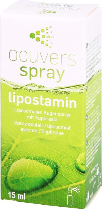 Actual product image Innomedis Ocuvers Spray lipostamin Augenspray, 15 ml Lösung (15 ml, 15 ml solution, Ocuvers Spray lipostamine eye spray)