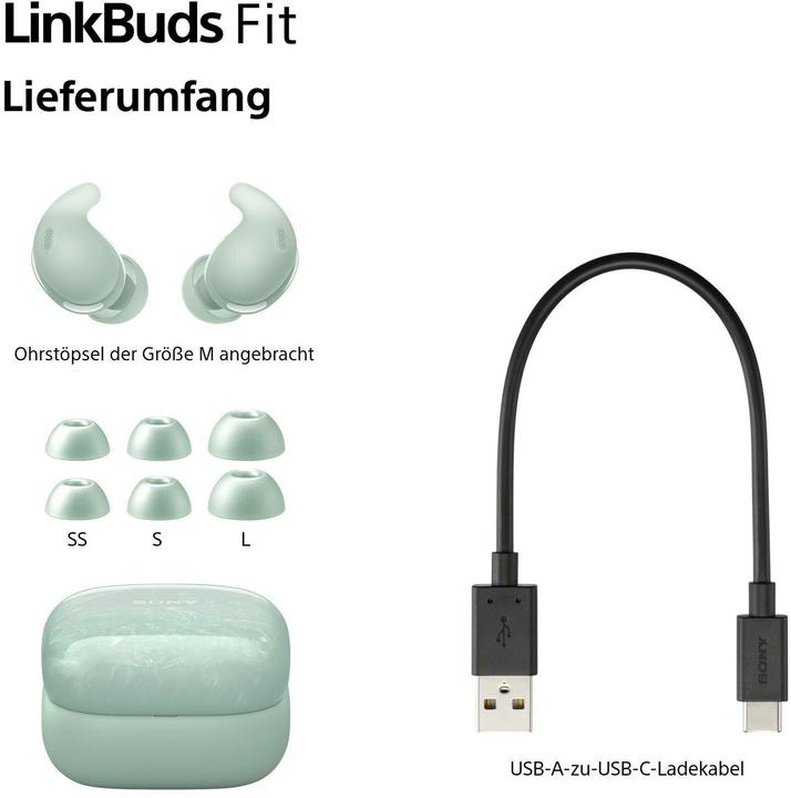 Actual product image Sony LinkBuds Fit (NC, 5.50 h, Wireless)