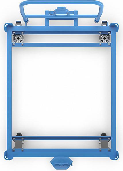 Actual product image eurokraft pro Chassis with drawbar and coupling (500 kg)