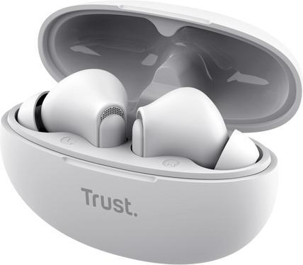 Actual product image Trust Yavi Bt Enc Earbuds White (23 h, Wireless)