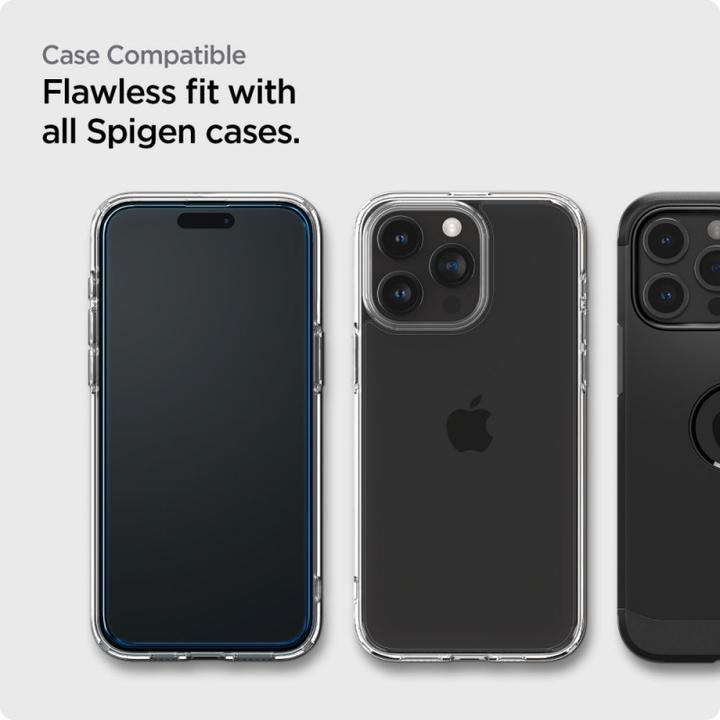 Produktbild Spigen Glas.tR AlignMaster (2 Stk., Apple iPhone 15 Pro)