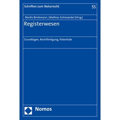 Registerwesen, Fachbücher von Moritz Brinkmann, Mathias Schmoeckel