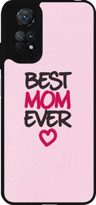 Actual product image PhoneLook Cover silicone black mom 2023 best mom ever pink (Oppo A11s, Xiaomi Redmi Note 11)