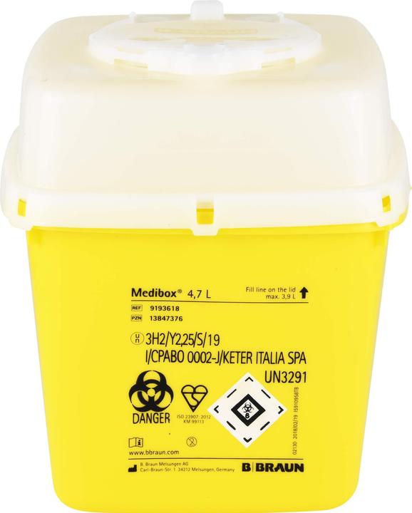 Image du produit Medibox Kanülensammler 4.7l