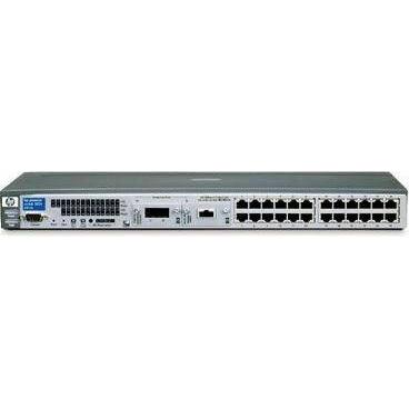 HP Hewlett-Packard Switch 2524 - Switch - managed - 24 (24 Ports), Netzwerk Switch, Weiss