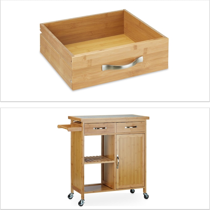 Image du produit Relaxdays Chariot de cuisine