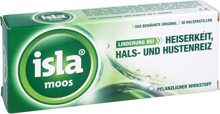 Produktbild Isla moos Halspastillen, 30 St. Pastillen (30 Stück)