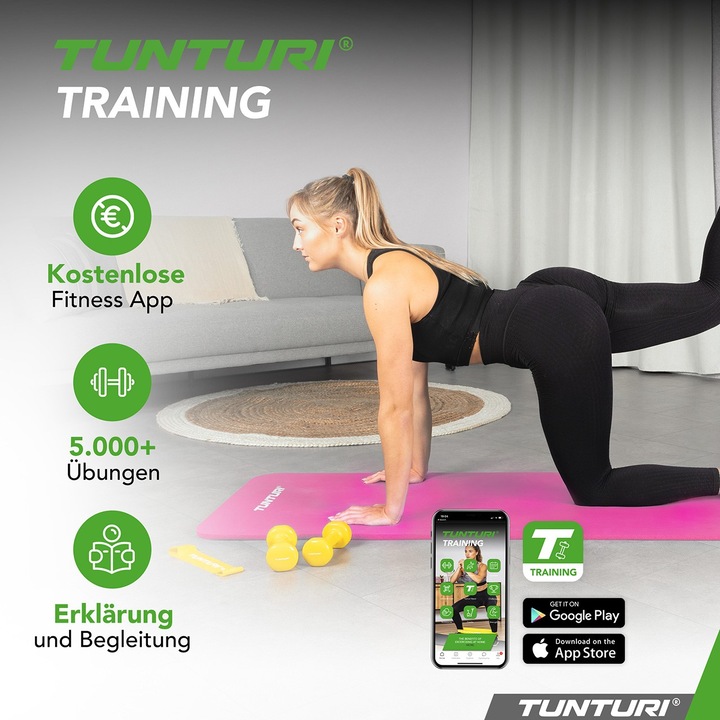 Produktbild Tunturi NBR Fitness Matte (15 mm)