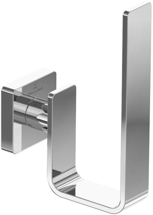 Actual product image Villeroy & Boch Elements - Striking spare toilet roll holder, 140 x 93 x 45 mm