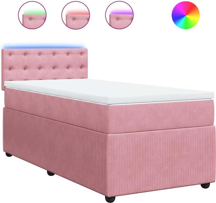 Actual product image vidaXL Boxspringbett (90 x 200 cm)