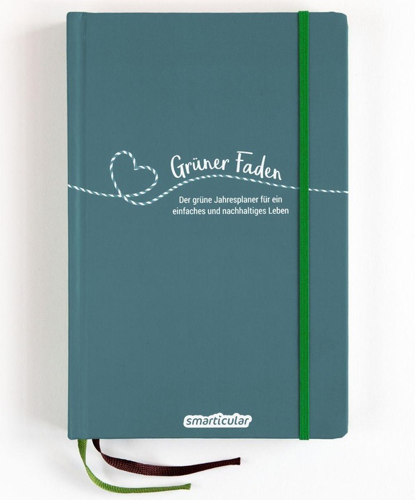 Produktbild Grüner Faden (Ozean) - Der grüne Jahresplaner für mehr Nachhaltigkeit und ein einfaches Leben (Harter Einband, Deutsch)
