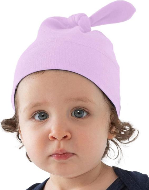 Actual product image Babybugz Baby 1 Knot Plain Hat (One size)
