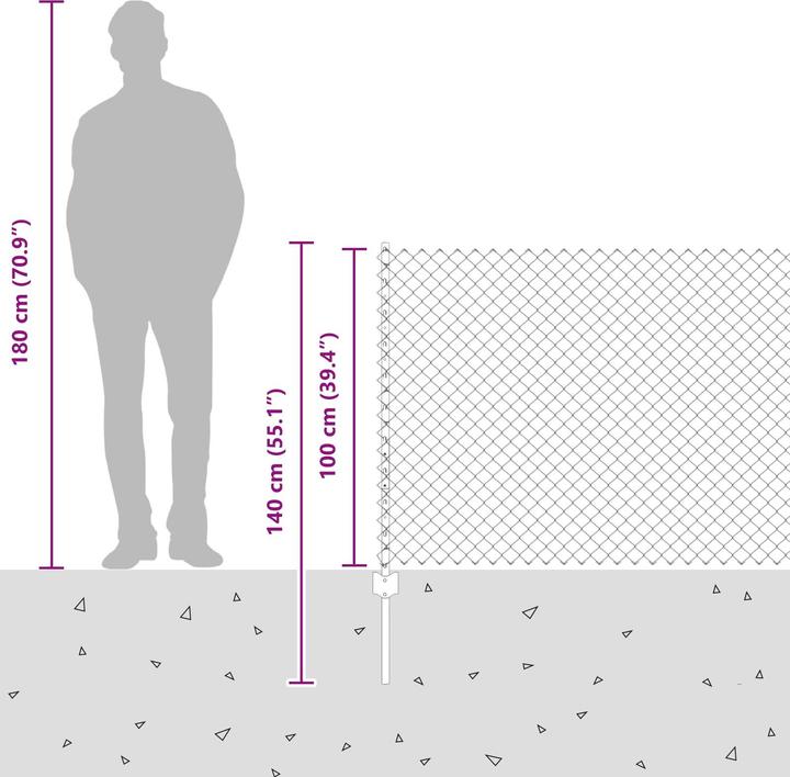 Produktbild vidaXL Aussenbarriere