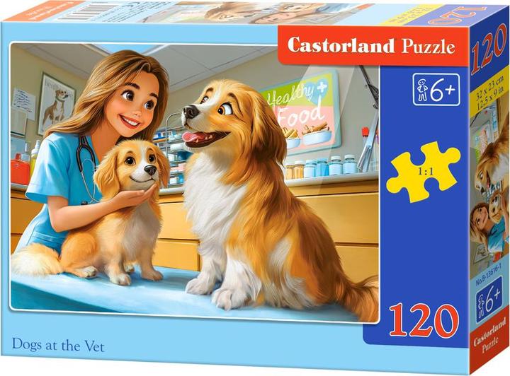 Castorland 120 Hunde beim Tierarzt-Puzzle (120 Teile)
