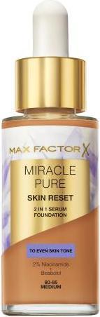 Max Factor Miracle Pure Skin Reset 2in1 Siero Fondotinta - Trucco 30 ml 80-85 Medio (80-85 Medio)