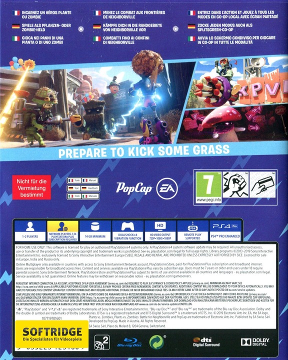 Produktbild EA Games Plants vs. Zombies: Battle for Neighborville (PS4, Multilingual)