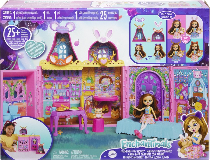 Enchantimals FRIENDSHIP FUN HOUSE Playset