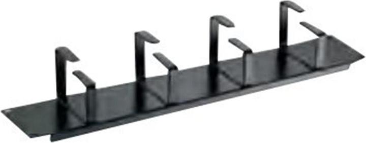 Wirewin Panneau de gestion des câbles KFP-4RING METAL 2U Rack 19", noir