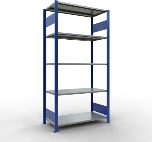 Immagine prodotto Schulte Lagertechnik Sistema di scaffalature di base senza viti MULTIplus150 con ripiani di lunghezza