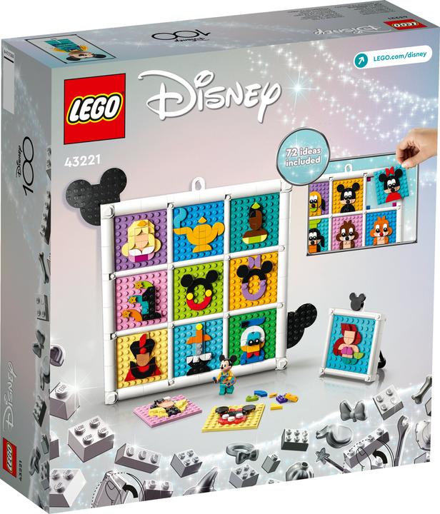 Image du produit LEGO 100 ans d'icônes de dessins animés Disney (43221, LEGO Disney)