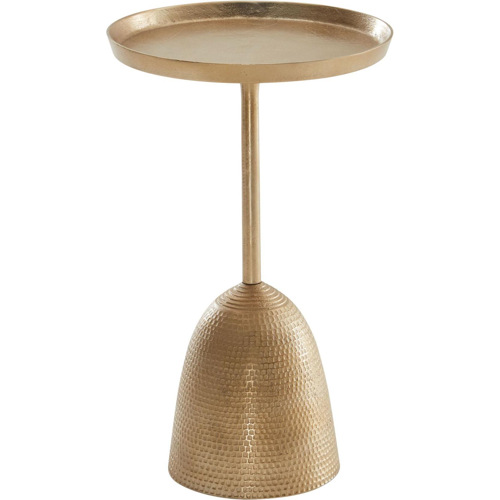 Wohnling, Couchtisch + Beistelltisch, Gold (33 x 33 x 53 cm)