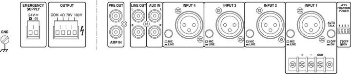 Produktbild Monacor ELA-Verstärker PA-900 120 W (Verstärker)
