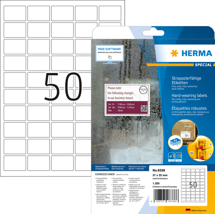 Immagine prodotto Herma Etichette resistenti alle intemperie A4