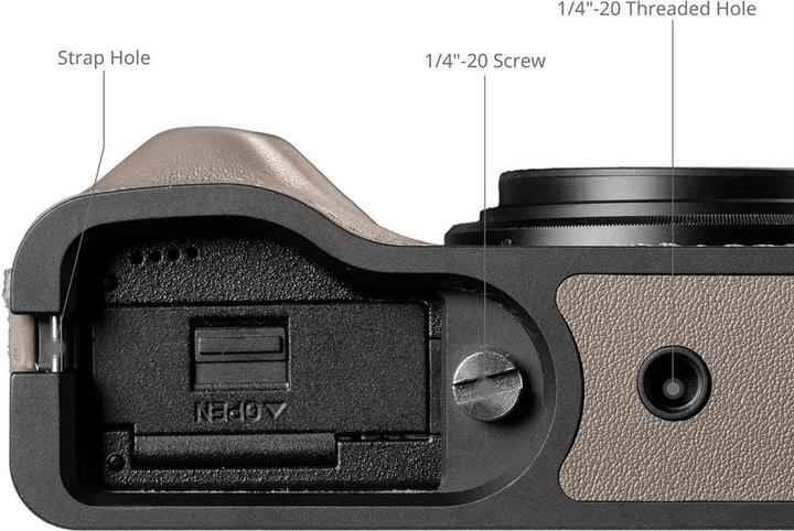 Produktbild SmallRig 5677 Leather Case Kit for RICOH GR IV / GR III / GR IIIx / GR III HDF / GR IIIx HDF (Grey)