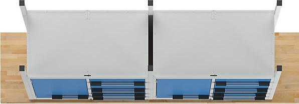 Actual product image eurokraft pro Workbench (300 cm, 70 cm)