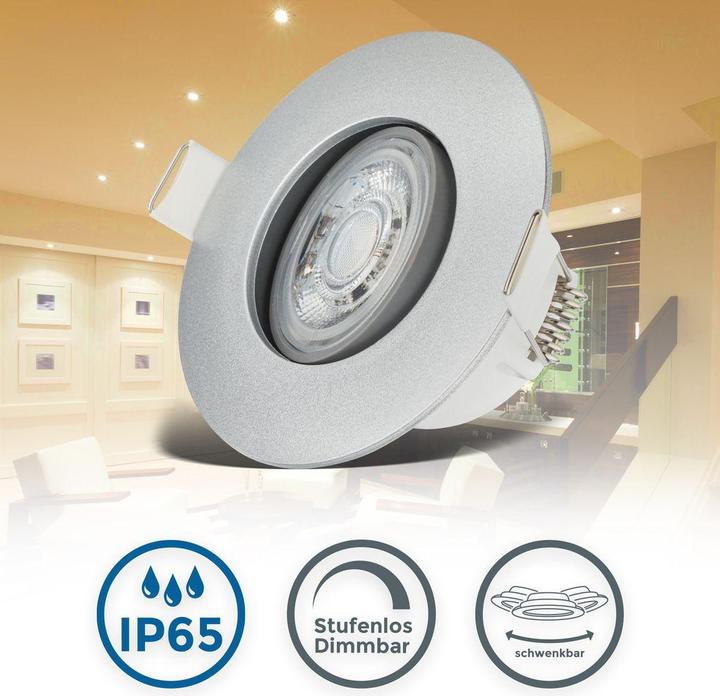 Produktbild B.K.Licht LED Einbauleuchten (480 lm)