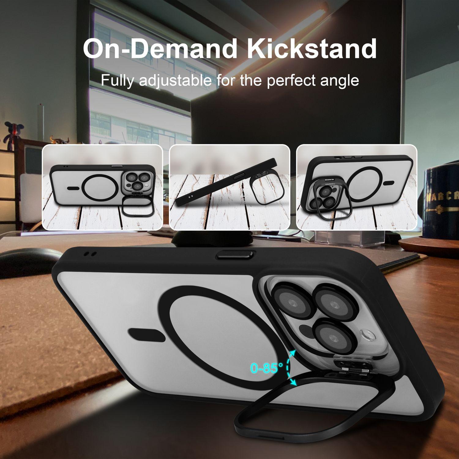 Thumbnail - Cadorabo Hülle für iPhone 15 PRO MAX kompatibel mit Magsafe inkl. Kameralinsen Schutz (Apple iPhone 15 Pro Max), Smartph...