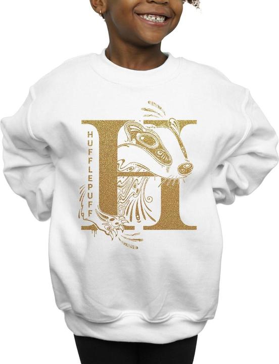 Produktbild Hufflepuff Glitter Sweatshirt Mädchen (140, 146)