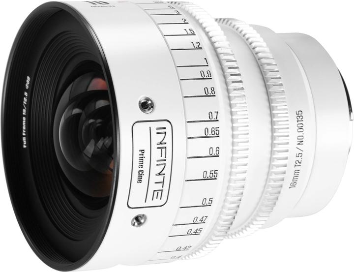 Actual product image 7artisans 16T25W-EF INF 16mm T2.5 INFINTE EF Mount (White) (Canon EF, full size)