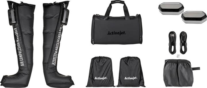 Actual product image Activejet ACM-PLUS-A1 L Massagegerät Beine Schwarz Orange