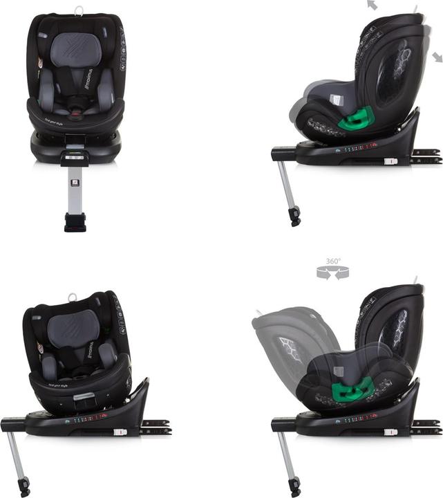 Actual product image Chipolino i-Size Maximus child seat (Reboarder, ECE R129/i-Size Standard)