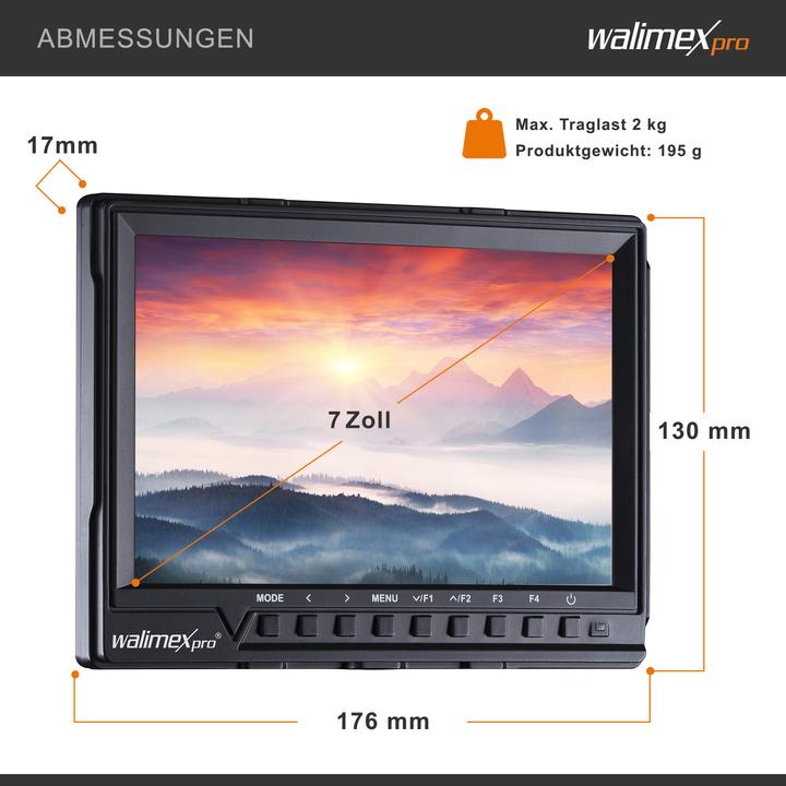 Produktbild Walimex pro pro Full HD Monitor Director III 17,8cm (7", WUXGA)