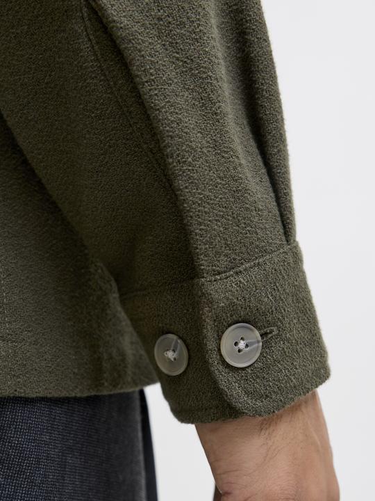 Produktbild Jack & Jones Jprrayle Melange Solid L/S Overshirt Sn (XL)