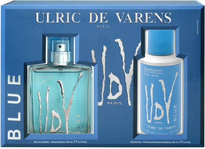 Ulric De Varens UDV BLUE FOR MEN LOTE 2 pz (Eau de toilette, 200 ml)