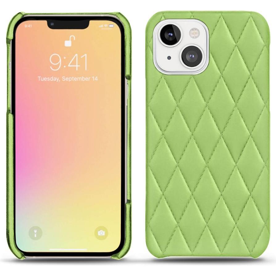 Noreve Lederschutzhülle (Apple iPhone 13), Smartphone Hülle, Grün
