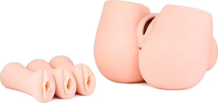 Actual product image Seiraku Toys – The Three Ages Masturbator – Peach