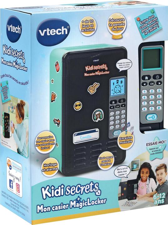 Image du produit VTech KidiSecrets- Mon casier MagicLocker noir