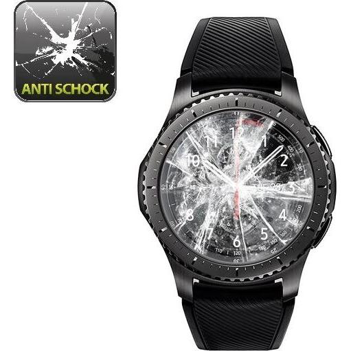 Protectorking 3x Panzerfolie Anti-Shock HD Klar, Smartwatch Schutzfolie