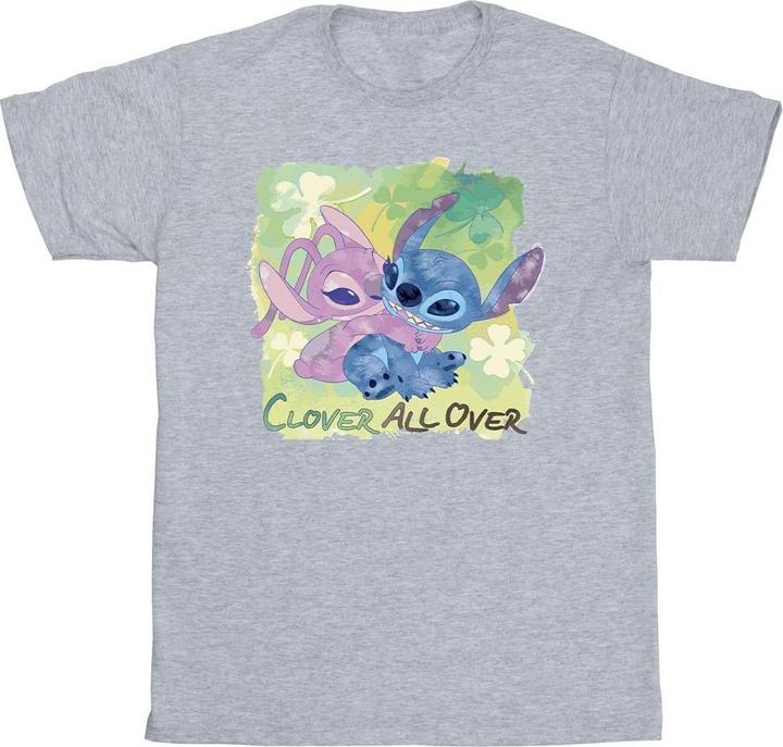 Produktbild Disney Lilo And Stitch St Patrick's Day Clover TShirt (4XL)