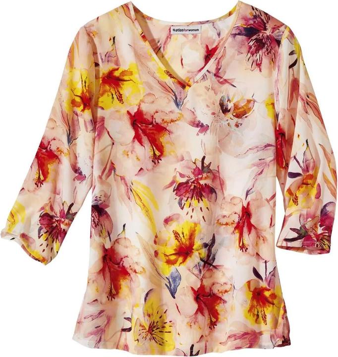 Immagine prodotto Atlas For Women Camicetta donna/donna in crepe floreale (38, 40)