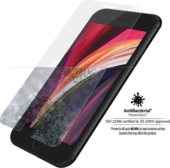 Image du produit PanzerGlass ajustement standard (1 pcs, Apple iPhone 6, Apple iPhone 6s, Apple iPhone 7, Apple iPhone 8, Apple iPhone SE (2ème génération), Apple iPhone SE (3ème génération))