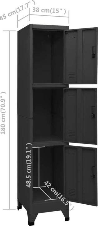 Produktbild VidaXL Archibaldo (38 x 45 x 180 cm)