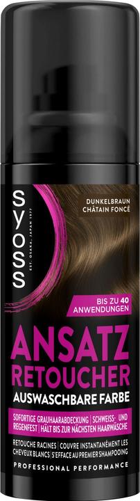 Syoss Ansatz Retoucher Haarfarbe Dunkelbraun 120ml (Dunkelbraun)