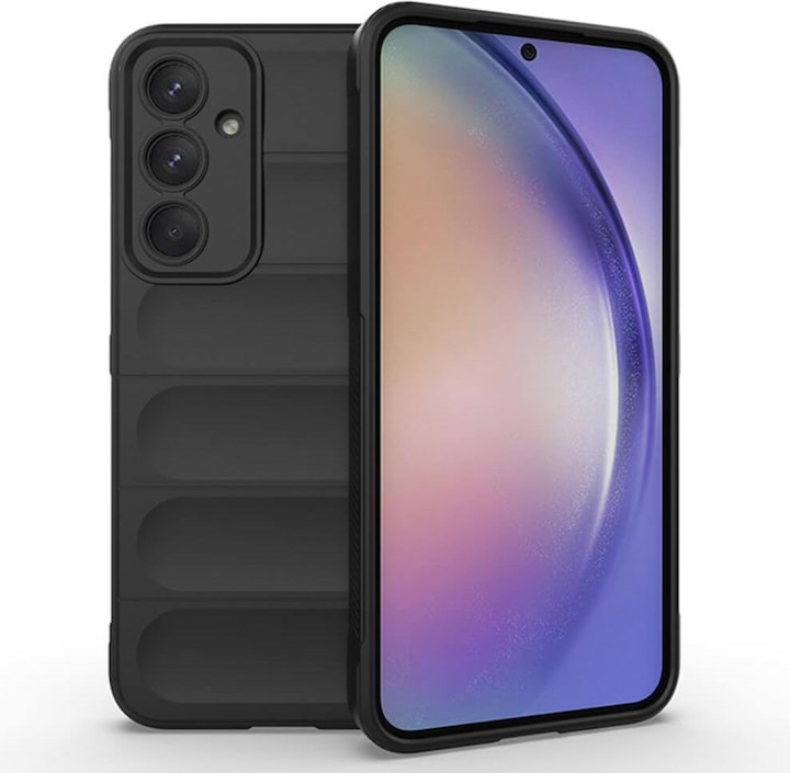 Immagine prodotto Cover-Discount Galaxy A55 - Cover protettiva rugged nera (Samsung Galaxy A55)